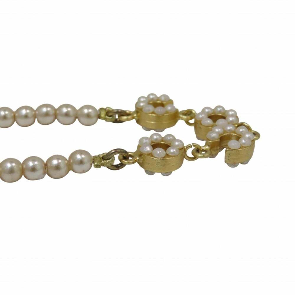 CHANEL Gold Pearl Necklace - Picture 5 of 9
